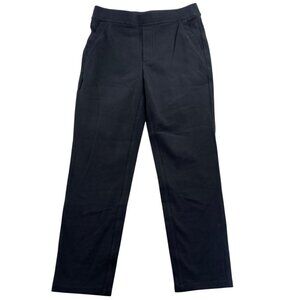 Duluth Womens Pants Medium Black Stretch Slim Fit Pull On High Rise Straight Leg